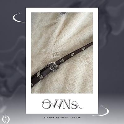 不規則鬚邊皮扣針織衫4